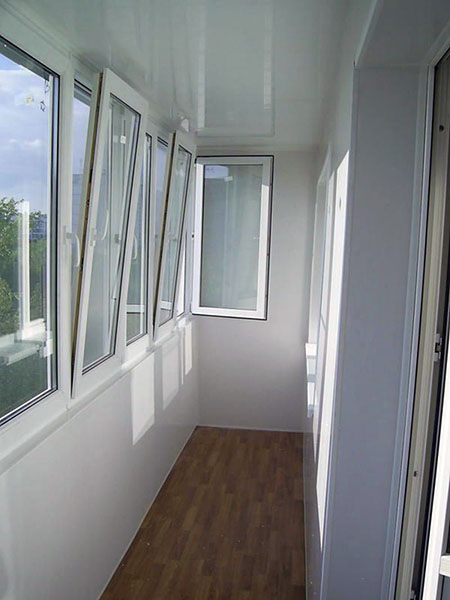 Тёплое и холодное распашное остекление балконов алюминиевым профилем Красноармейск